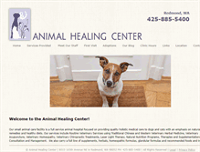 Tablet Screenshot of animalhealingcenter.com