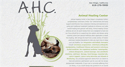 Desktop Screenshot of animalhealingcenter.net