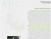 Tablet Screenshot of animalhealingcenter.net